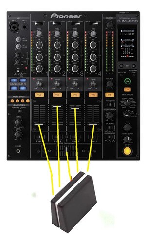 Pioneer Djm 800 Djm800 Perilla Knob De Canal O Crossfader - 2