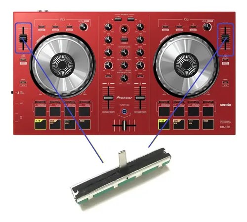 Pioneer Ddjsbr Ddj Sbr Fader Potenciometro Pitch Reemplazo - 2