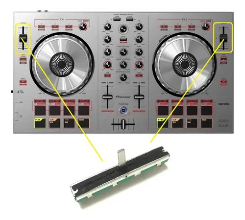 Pioneer Ddjsbs Ddj Sbs Fader Potenciometro Pitch Reemplazo - 2