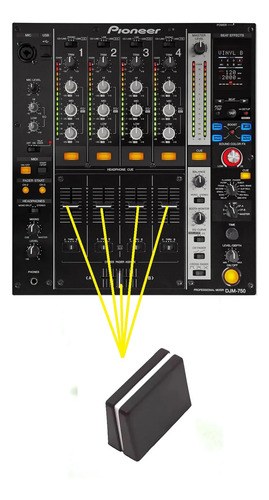 Pioneer Djm750 K Perilla Knob D Canal O Crossfader Reemplazo - 2