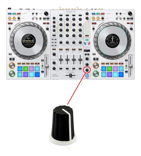 Pioneer Ddjflx10w Perilla Knob Reemplazo Funcion Level Depth - 2
