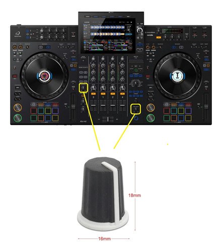 Alphatheta Xdjaz Perilla Knob Reemplazo Funcion Parameter - 2