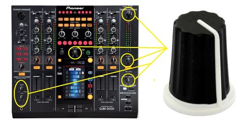 Pioneer Djm2000 Nexus Perilla Knob Reemplazo Ver Descripcion - 2