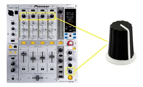 Pioneer Djm750s Perilla Knob Remplazo Leer Descripcion - 2
