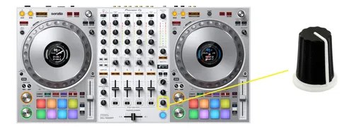 Pioneer Ddj 1000 Srt W Perilla Knob Reemplazo Level Depth - 2