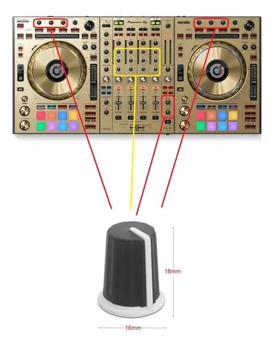 Pioneer Ddjsz N Knob Perilla Reemplazo Leer Descripcion - 2