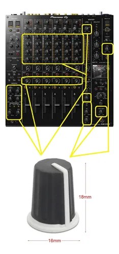 Pioneer Djm V10 Lf Perilla Knob Reemplazo Leer Descripcion - 2