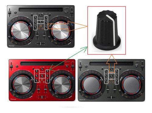 Pioneer Ddjwego3k Perilla Knob Hi O Mid O Low O Headphone - 2