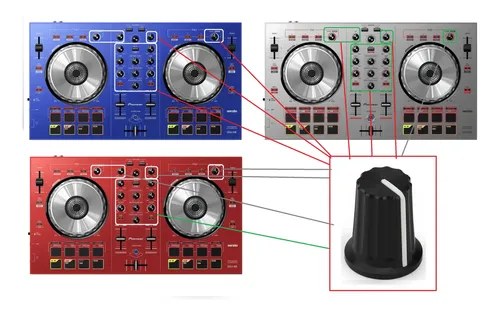 Pioneer Ddj Sbs Perilla Knob Original Ver Leer Descripcion - 2