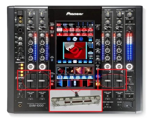 Pioneer Svm1000 Fader Potenciometro Canal X2unidades Reempla - 2
