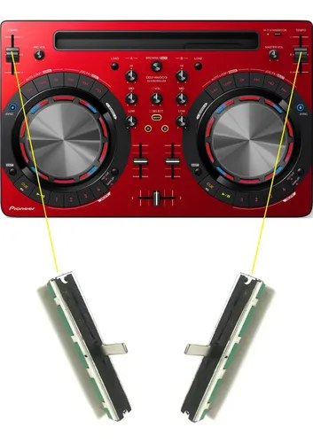 Pioneer Ddjwego3r Potenciometro Fader Pitch X2unidades Reemp - 2