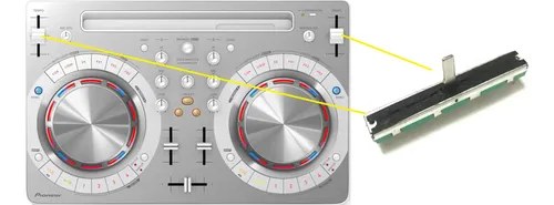 Pioneer Ddjwego3w Wego3w Potenciometro Fader Pitch Upgrade . - 2