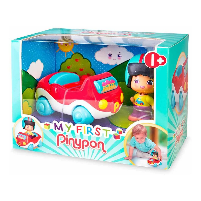My First Pinypon Baby Figura Con Vehículo Auto