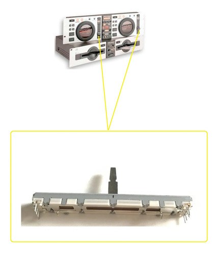 Pioneer Cmx5000 Potenciometro Fader Pitch X2unidades Origina - 2