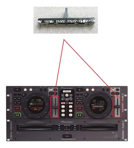 Pioneer Cmx3000 Potenciometro Fader Pitch X2unidades Origina - 2