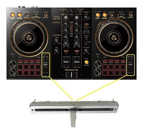 Pioneer Ddj400n Potenciometro Fader Pitch X2 Unidades Origin - 2