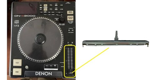 Denon Dns 3000 Dns3000 Potenciometro Tempo Fader Pitch - 2