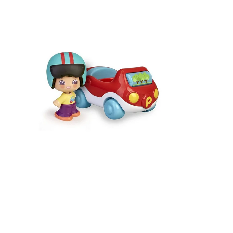 My First Pinypon Baby Figura Con Vehículo Auto - 2