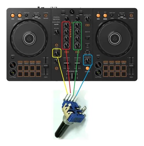 Pioneer Ddjflx4 Potenciometro Rotativo Leer Descripcion - 2
