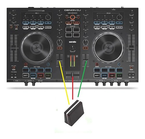 Denon Mc4000 Perilla Knob D Canal O Crossfader X2 Unidades R El De La Imagen - 2