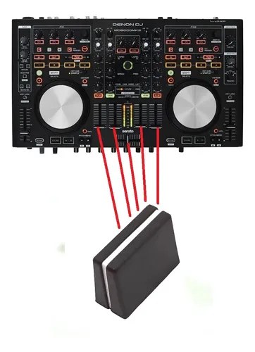 Denon Mc6000mk2 Perilla Knob Canal O Crossfader Reemplazo El De La Imagen - 2