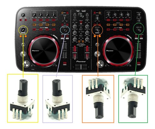 Pioneer Ddj Ergok Encoder Rotativo Funcion Loop O Sample Vol - 2