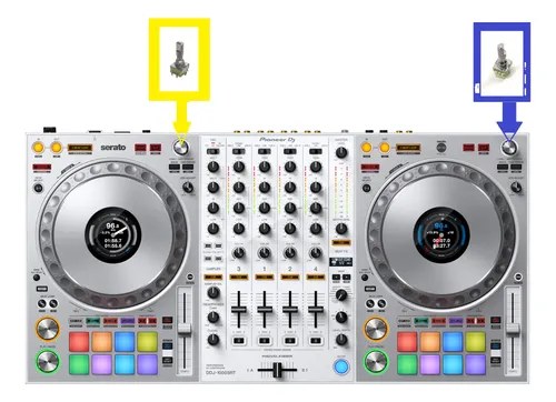 Pioneer Ddj 1000 Srt W Potenciometro Encoder Rotativo Browse - 2
