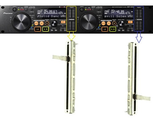 Pioneer Mep 4000 Potenciometro Tempo Fader Pitch X2 Unidades - 2