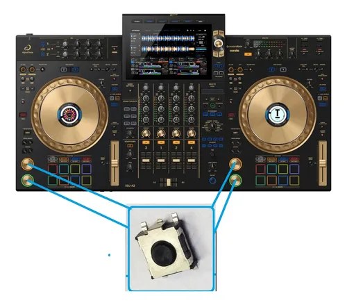 Alphatheta Xdj-azn Tac Switch Pulsador Play Y Cue Original - 2