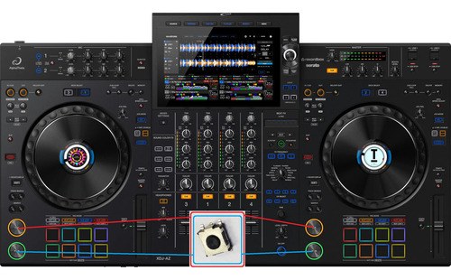 Alphatheta Xdj-az Xdjaz Tac Switch Pulsador Play O Cue Origi - 2
