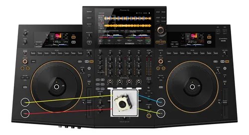 Pioneer Opus-quad Tac Switch Pulsador Play Y Cue Original - 2