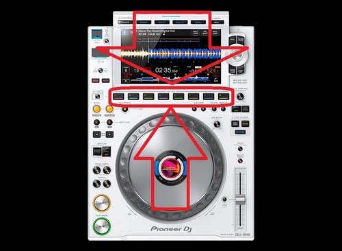 Pioneer Cdj3000w Pulsador Switch Funcion Hot Cue Original - 2