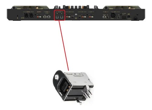 Pioneer Ddj-rev7n Ficha Conector Hembra Usb Original A O B El De La Imagen - 2