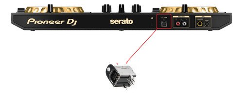 Pioneer Ddj-sb3 Version N Ficha Conector Hembra Usb Original El De La Imagen - 2