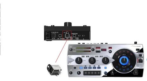 Pioneer Rmx-1000 M Limited Version Ficha Conector Usb Hembra El De La Imagen - 2