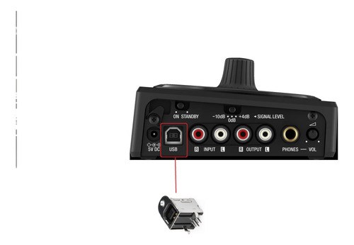 Pioneer Rmx-500 Rmx500 Ficha Conector Usb Hembra El De La Imagen - 2