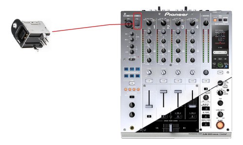 Pioneer Djm-900 Nexus Version Limitada Ficha Conector Usb El De La Imagen - 2