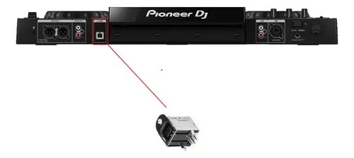 Pioneer Xdj-rr Xdjrr Xdj Rr Ficha Conector Usb Hembra El De La Imagen - 2