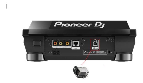 Pioneer Xdj-1000mk2 Xdj1000mk2 Ficha Conector Usb Hembra El De La Imagen - 2