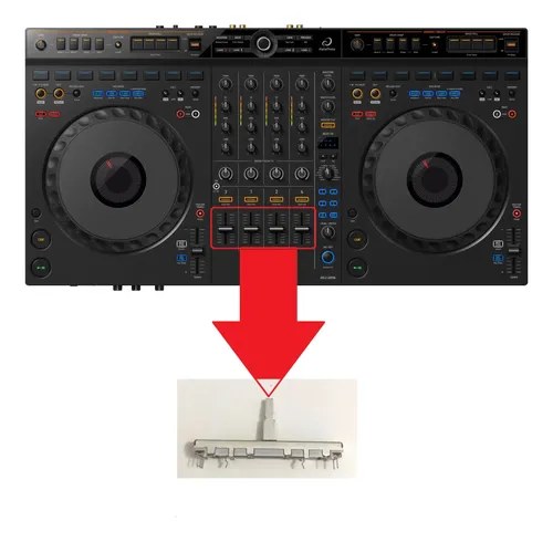 Alphatheta Ddj-grv6 Potenciometro Fader Canal Original - 2