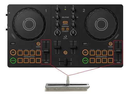 Alphatheta Ddj-flx2 Potenciometro Fader Pitch X 2 Unidades - 2