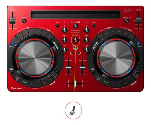 Pioneer Ddj-wego3-r Potenciometro Rotativo Headphones Level - 2
