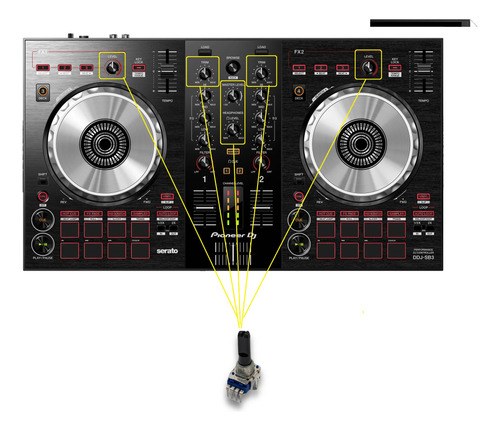 Pioneer Ddj-sb3 Potenciometro Rotativo Leer Descripcion - 2