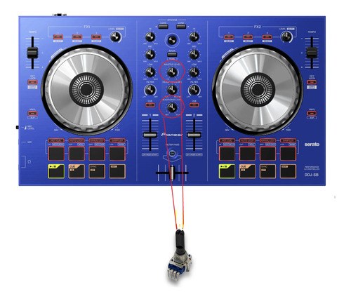 Pioneer Ddj-sb-l Potenciometro Rotativo Master O Headphones - 2