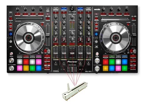Pioneer Ddjsx2 Ddj-sx2 Potenciometro Fader Sampler Original - 2