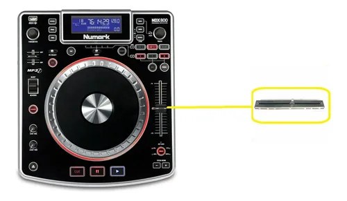 Numark Ndx800 Potenciometro Pitch Tempo Fader Upgrade - 2