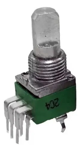 Potenciómetro Rotativo Alpha 20kbx2 Rk09 B20k 6 Pines 15mm