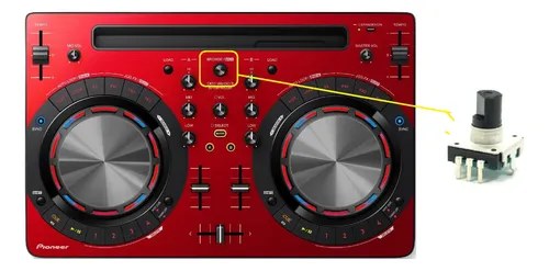 Pioneer Ddj-wego3r Potenciometro Encoder Funcion Browse - 2