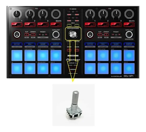 Pioneer Ddj-sp1 Potenciometro Encoder Para La Funcion Browse - 2