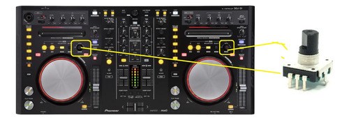 Pioneer Ddj-s1 Potenciometro Rotativo Encoder Funcion Auto - 2